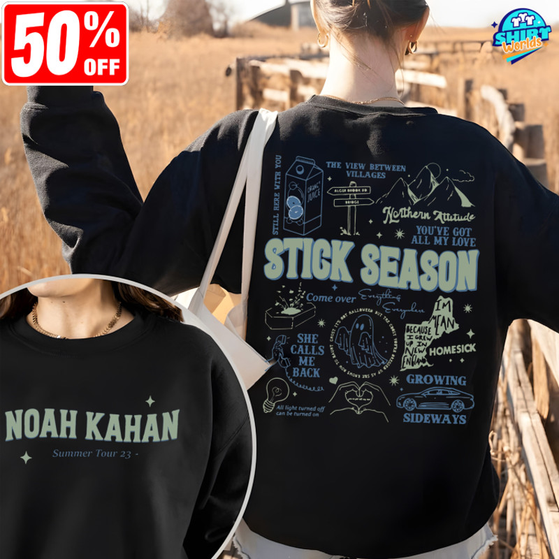 Vintage Stick Season 2023 Crewneck, Noah Kahan Hoodie, Country Music Sweatshirt, Noah Kahan Stick Season T-shirt, Stick Season Sweater.jpg