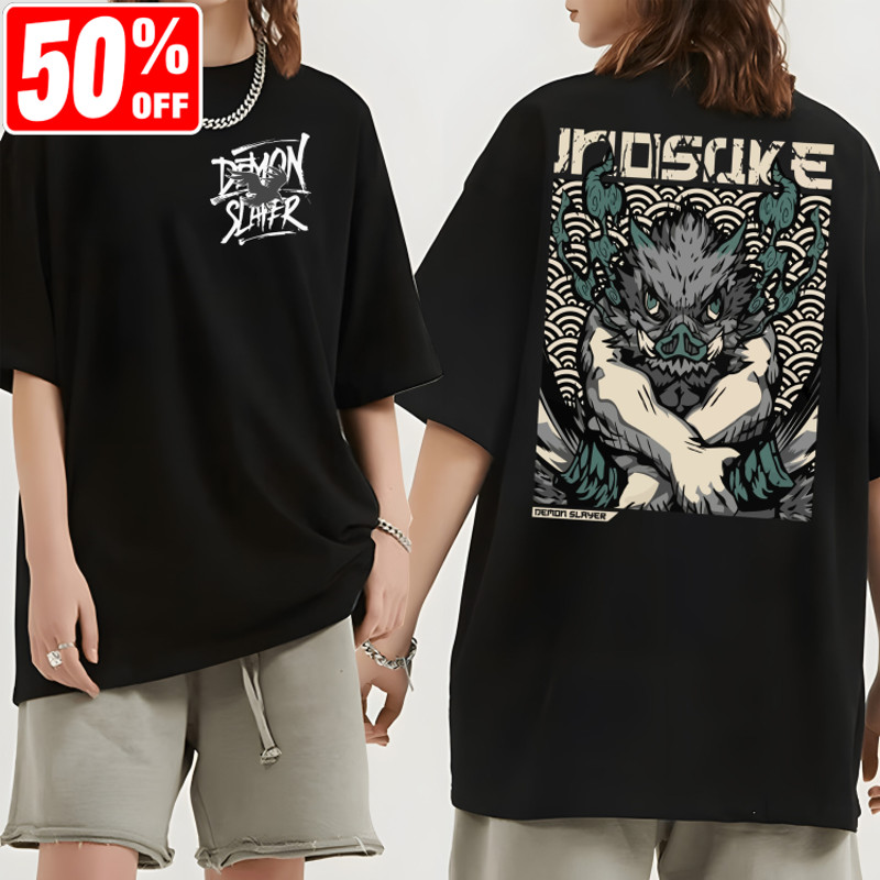 Inosuke Hashibira Shirt, Demon Slayer Anime, Anime Manga Shirt, Anime Shirt, Gifts For Anime Lovers, Anime Demon Shirt.jpg