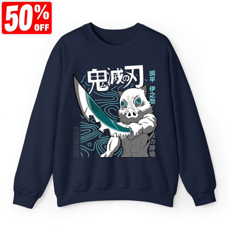 Inosuke Shirt, Demon Slayer Anime, Anime Manga Shirt, Anime Shirt, Gifts For Anime Lovers, Anime Demon Shirt.jpg