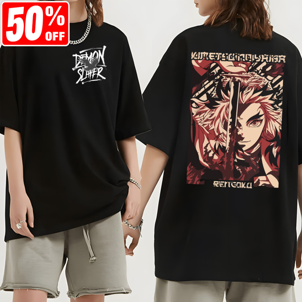 Kimetsu No Yaiba Shirt, Demon Slayer Anime, Anime Manga Shirt, Anime Shirt, Gifts For Anime Lovers, Anime Demon Shirt.jpg