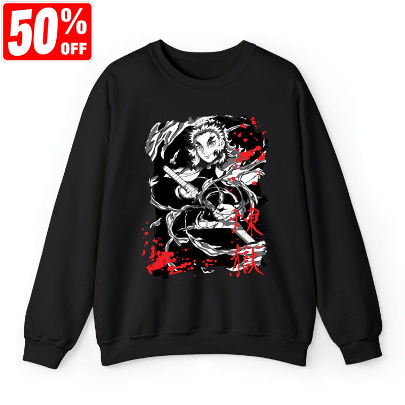 Kyojuro Rengoku Shirt, Demon Slayer Anime, Anime Manga Shirt, Anime Shirt, Gifts For Anime Lovers, Anime Demon Shirt.jpg