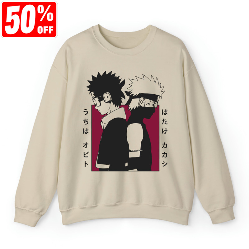 Naruto And Obito Anime Shirt, Anime Manga Shirts, Ninja Tee, Naruto Fan Shirt, Manga Shirt, Anime Lovers Shirt, Japanese Anime.jpg