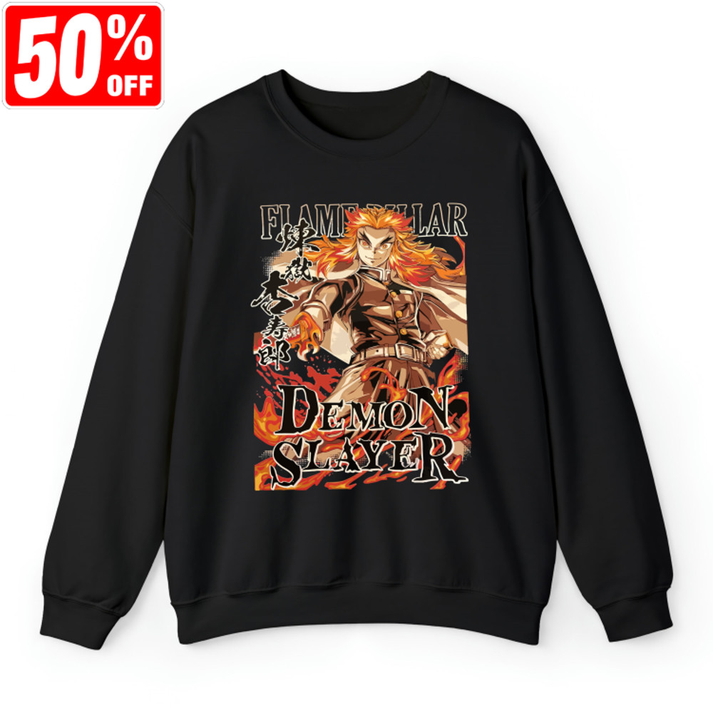 Rengoku Demon Anime Fan Gift Shirt, Anime Slayer shirt, Anime Hoodie, Anime Gifts, Japanese Gift, Zenitsu Otaku Lover, Anime Lover Shirt.jpg
