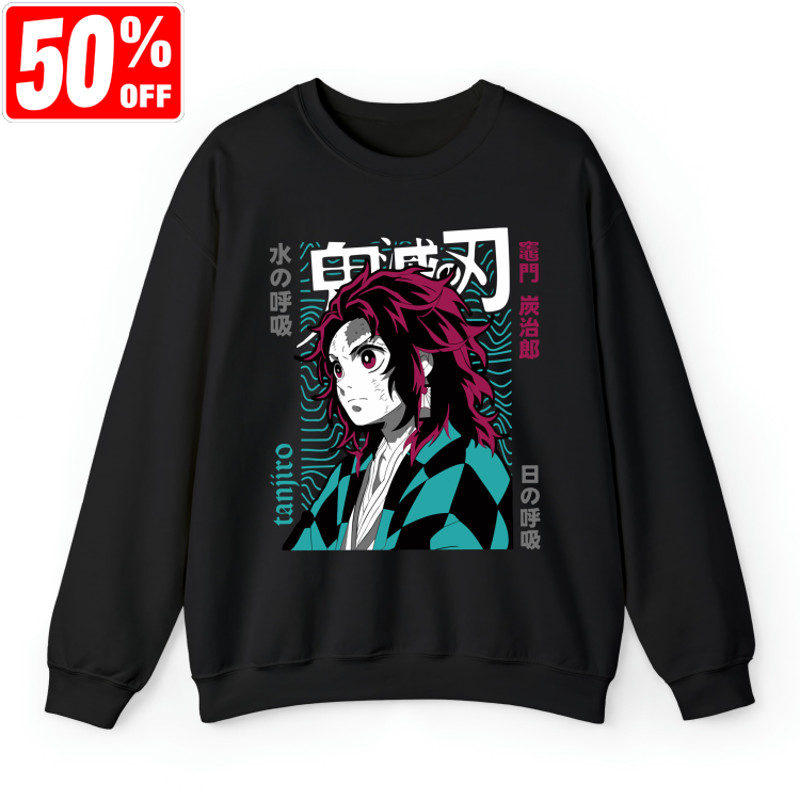 Tanjiro Kamado Shirt, Demon Slayer Anime, Anime Manga Shirt, Anime Shirt, Gifts For Anime Lovers, Anime Demon Shirt 1.jpg
