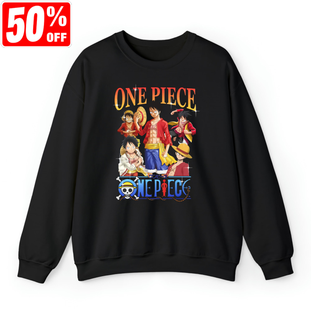Vintage 90s Bootleg Style Anime TShirt, Anime Japanese Shirt, Manga Shirt, Vintage Anime Shirt, One Piece Sweatshirt, Anime Birthday Gift.jpg