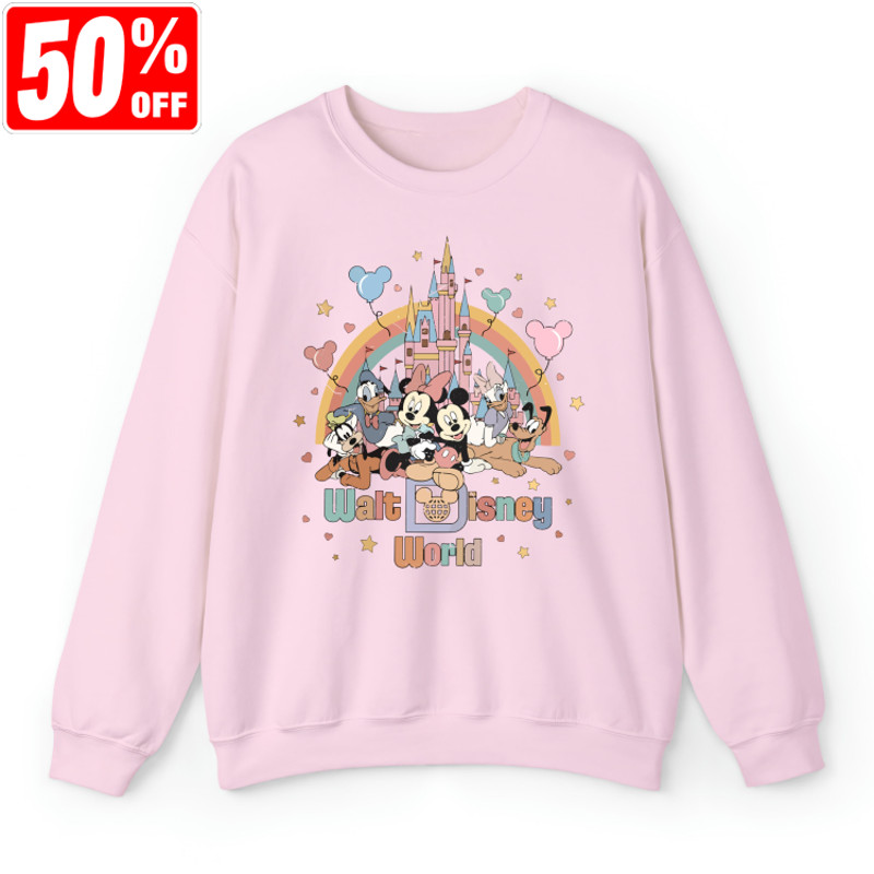 Retro Walt Disney World Sweatshirt, Vintage Disneyworld Shirt, Mickey And Friends Shirt, Magic Kingdom Shirt, Disney Trip Shirt.jpg