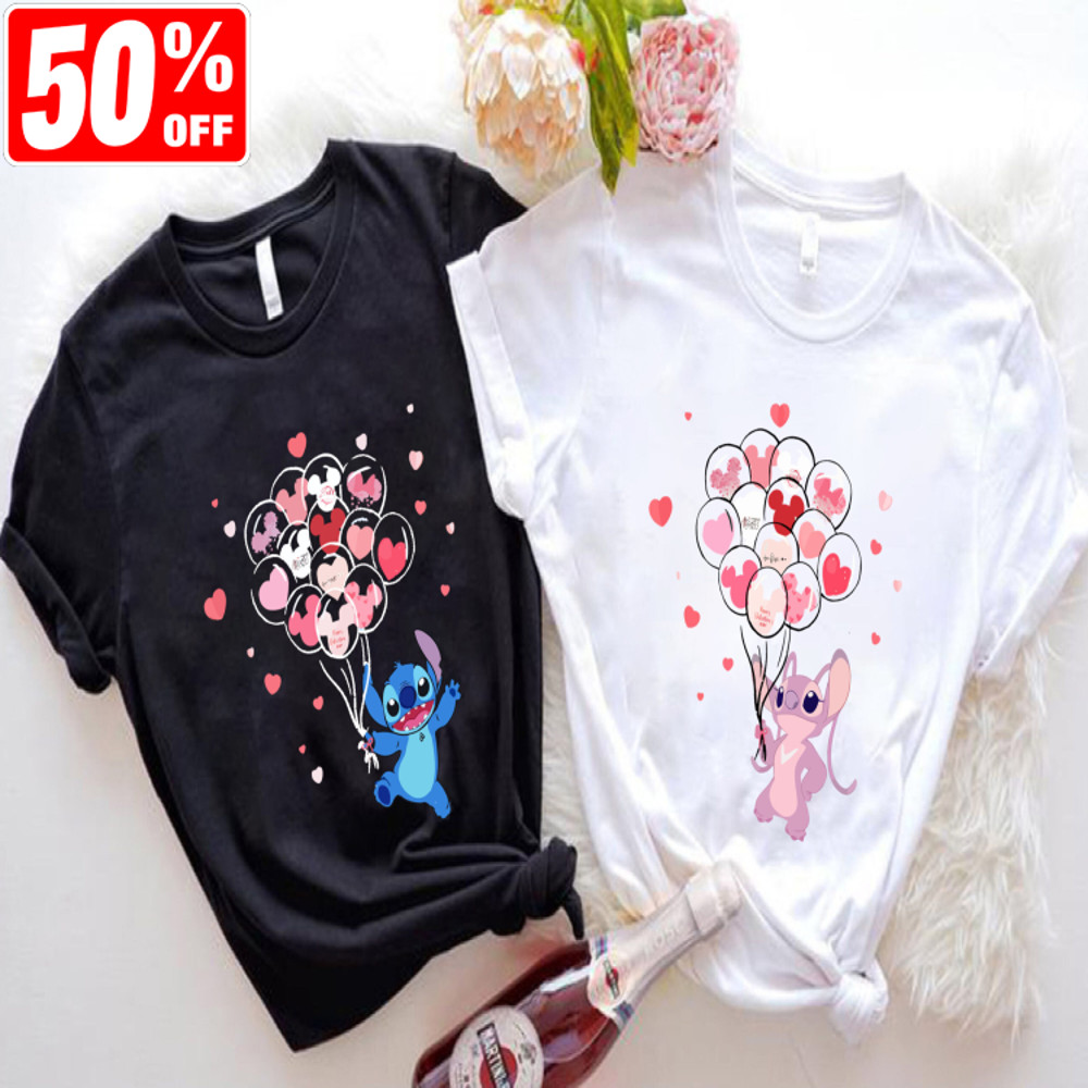Stitch Valentine Shirt, Stitch Shirt, Disney Stitch Shirt, Disney Valentine's Day Shirt, Valentine's Stitch, Lilo and Stitch Shirt 1.jpg