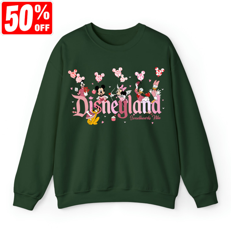 Sweethearts Nite Disneyland Sweatshirt, Disneyland Happy Valentine's Day Shirt, Mickey and Friends Valentines Shirt, Disney Trip Shirts.jpg