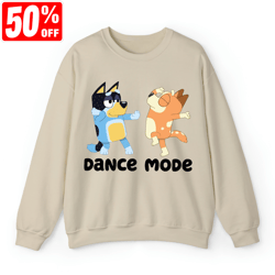 bluey dance mode shirt, bluey and bingo shirt, cute bluey shirt 2023, bluey family shirt, bingo shirt, bandit shirt, blu
