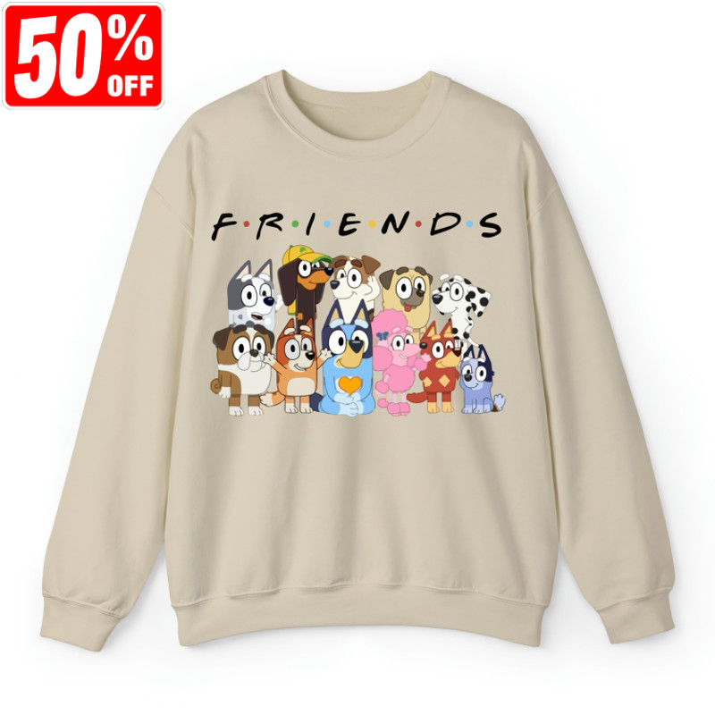 Bluey Friends Shirt, Bluey Friends Shirt, Bluey Friends Shirt, Friends of Bluey Shirt, Bluey Shirt Kids, Custom Bluey Family Birthday Shirt.jpg