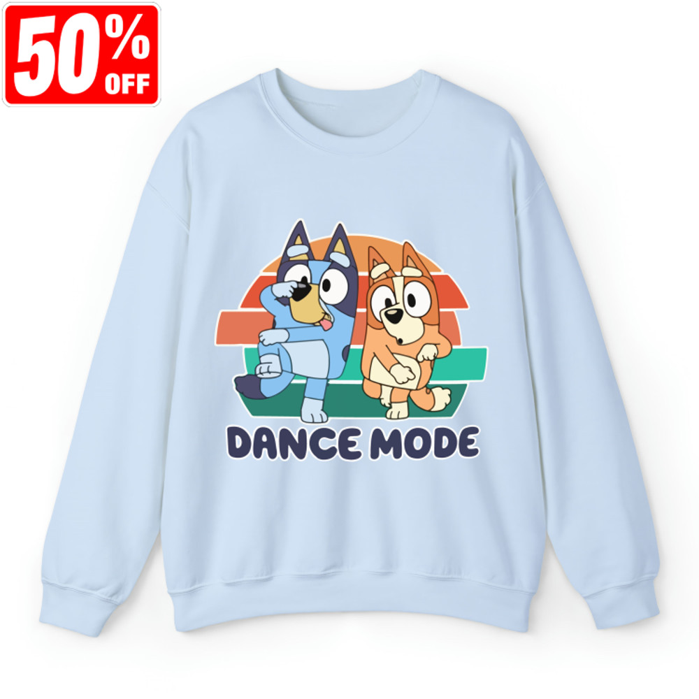Dance Mode Bluey Shirt, Bluey T-shirt, Bandit Heeler Shirt, Bluey Tee Shirt, Dance Mode Bluey T-shirt, Gift for her, Gift for Him,Dance Mode.jpg