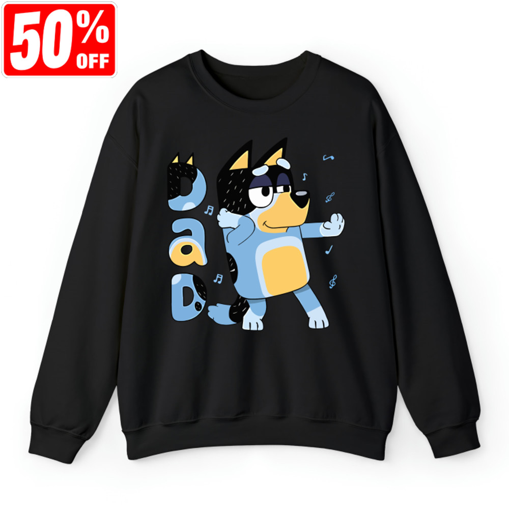 Retro Bluey Family Shirts, Family Matching Shirts, Bandit Heeler Shirt, Bluey Birthday Tee, Bandit Chili Bingo, Bluey Dad Bluey Mum.jpg