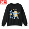 Retro Bluey Family Shirts, Family Matching Shirts, Bandit Heeler Shirt, Bluey Birthday Tee, Bandit Chili Bingo, Bluey Dad Bluey Mum.jpg
