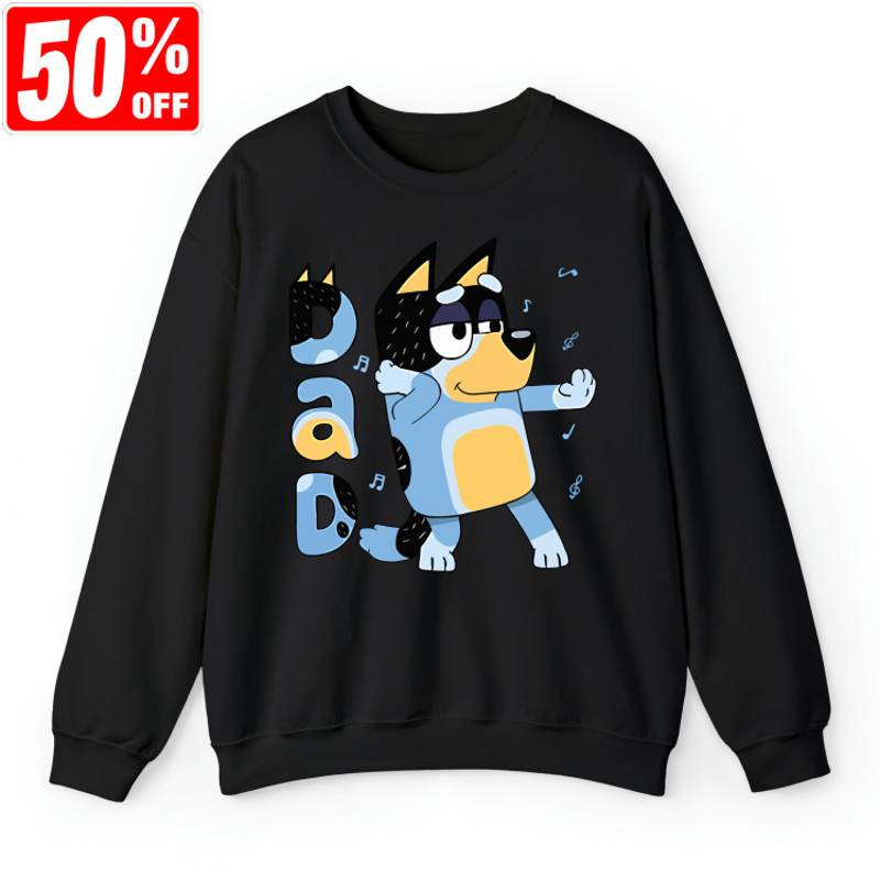 Retro Bluey Family Shirts, Family Matching Shirts, Bandit Heeler Shirt, Bluey Birthday Tee, Bandit Chili Bingo, Bluey Dad Bluey Mum.jpg