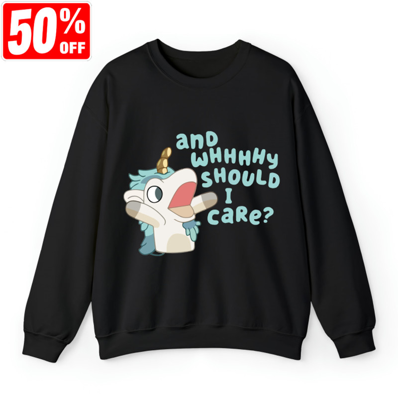 Unicorse And Why Should I Care Bluey Shirt Unicorse Shirt Blue Heeler Shirt Blue Dog Dad Shirt Mum Shirt Blue Bingo Shirt.jpg