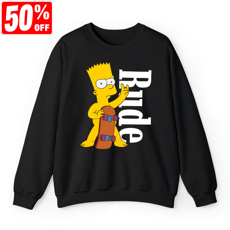 Bart Simpson Rude Shirt, The Simpsons Shirt, Funny Cartoon Shirt, Funny Bart Simpson Tee, The Simpson Family, Cartoon Gift, Cool Simpsons.jpg