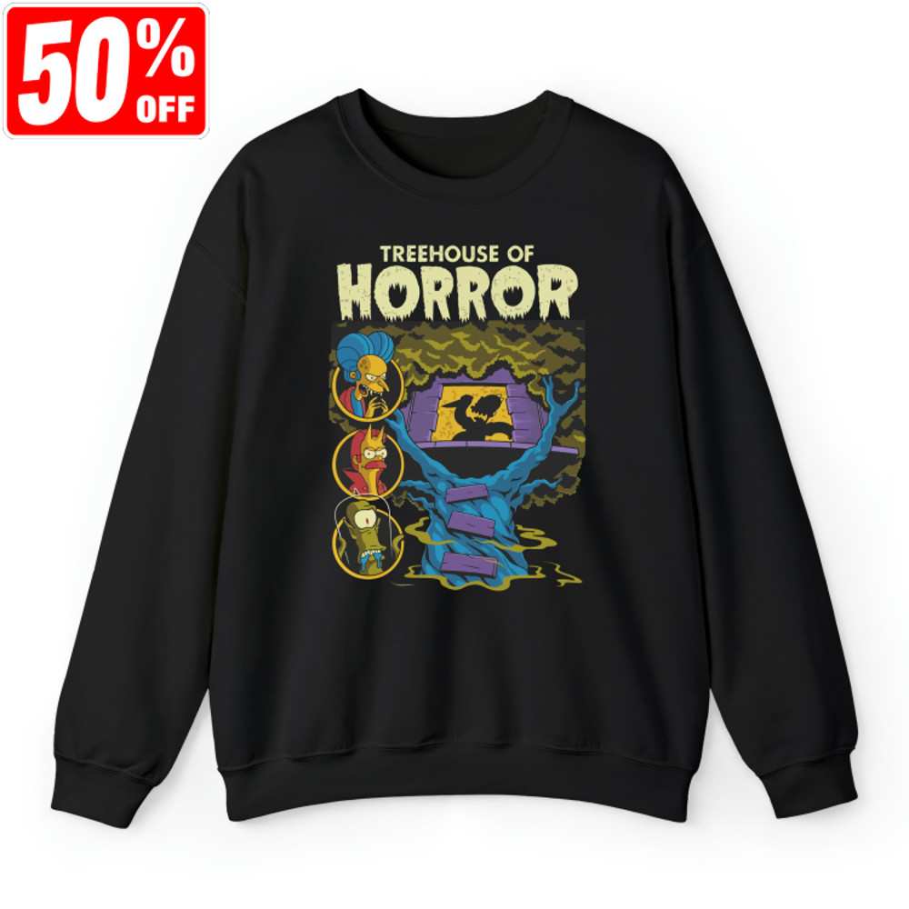 Treehouse Of Horror, The Simpsons T-Shirt, Homage Graphic Unisex Sweatshirt, The Simpsons Shirt, Cartoon Shirts.jpg