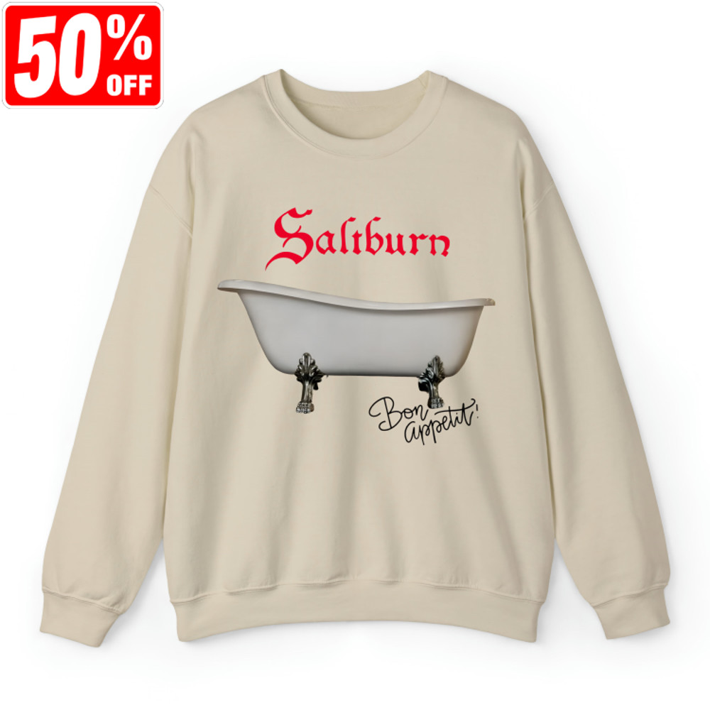 Saltburn Bon Appetit Bathtub Shirt, Barry Keoghan T-Shirt, Graphic T-Shirt, Saltburn Shirts, Saltburn Movie Merch, Saltburn Tees.jpg
