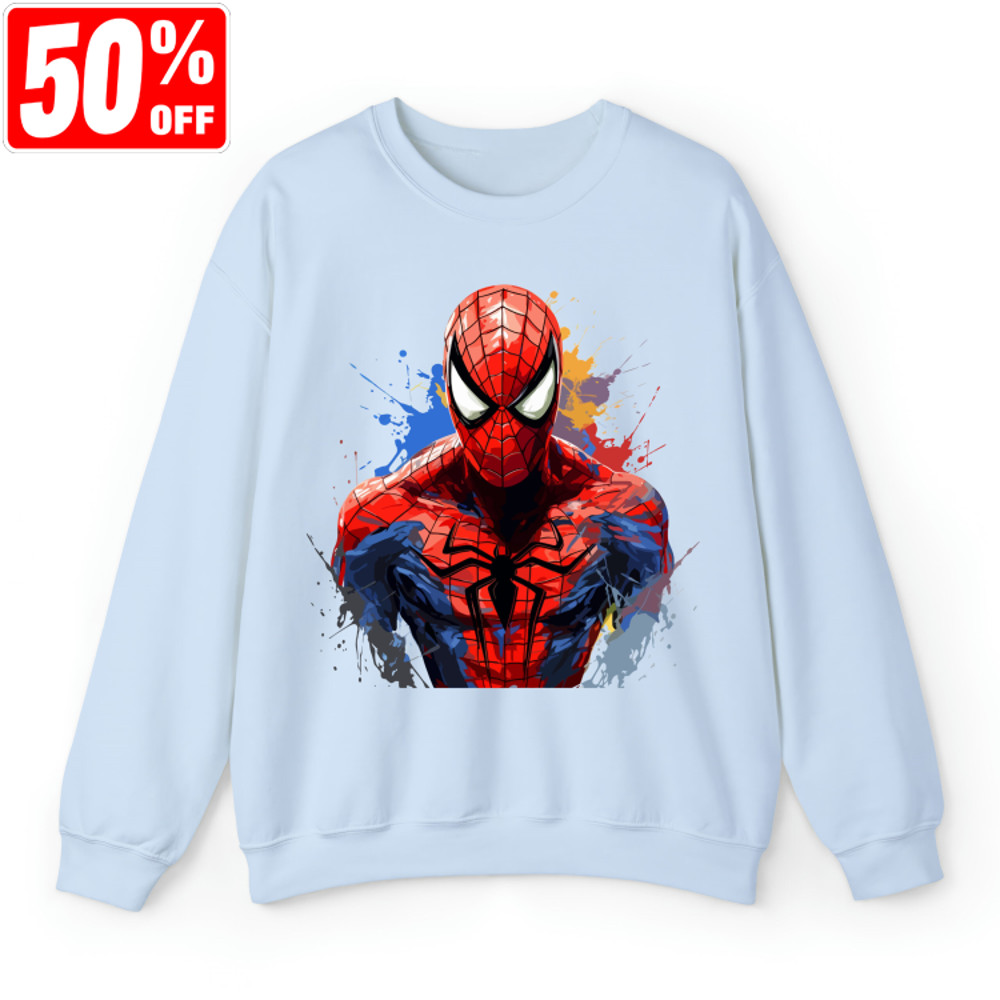 Spider-Man Watercolor Shirt, Superhero Shirt, Spiderman Birthday Gift, Marvel Spiderman Tee, Shirt for Spiderman Fans, Fans Apparel.jpg