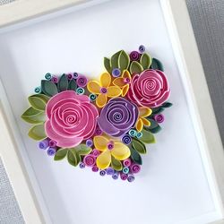 Digital template and VIDEO TUTORIAL with English subtitles how to make floral in quilling technique
