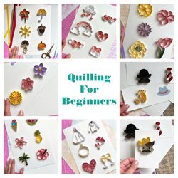 Quilling for beginners | Simple ideas | Video tutorials | Templates