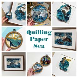 Digital download NAUTICAL TEMPLATES | Quilling Art | Commercial License