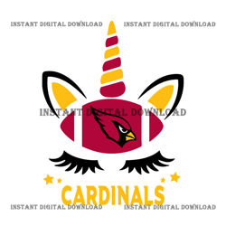 Arizona Cardinals Unicorn Svg,Nfl svg, Football svg file, Football logo,Nfl fabric, Nfl football