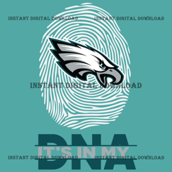 Its In My DNA Philadelphia Eagles Svg ,Nfl svg, Football svg file, Football logo,Nfl fabric, Nfl football