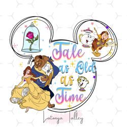 tale as old as time beauty and the beast png