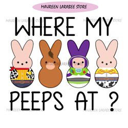where my easter toy story peeps at png