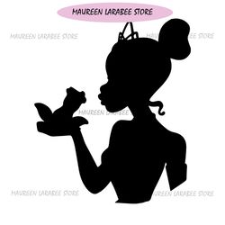 tiana princess & the frog svg