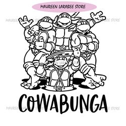cowabunga ninja turtle svg
