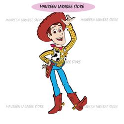 disney woody cowboy from toy story cartoon svg
