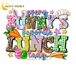 every bunny's favorite lunch lady easter day png