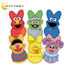 sesame street peeps happy easter png
