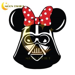 lord darth vader minnie mouse ears svg