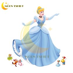 disney princess cinderella mice friends clipart png