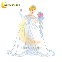 disney princess cinderella wedding dress clipart png