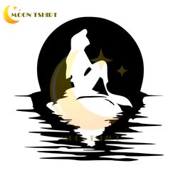 disney world little mermaid ariel sitting under the sunset svg