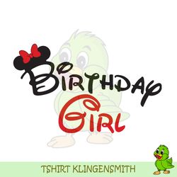 birthday girl minnie mouse svg