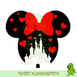 minnie mouse love magic kingdom svg