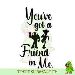 you got a friend in me toy story woody buzz lightyear silhouette svg