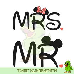 disney mr. mickey mouse mrs. minnie mouse svg