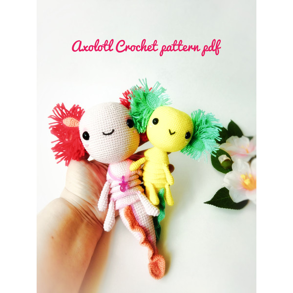 Axolotl Crochet pattern pdf