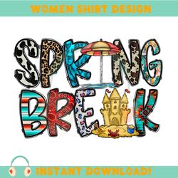 spring break beach time easter day clipart png