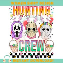 hunting crew easter day horror killers bunny png