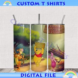 tigger pooh piglet hunny factory bees wanted tumbler png