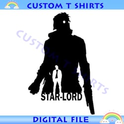 marvel avengers superheroes starlord svg silhouette cricut file