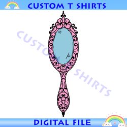 disney princess hand mirror cinderella vector svg