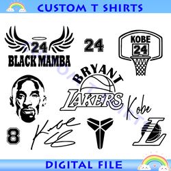 kobe bryant basketball svg bundle
